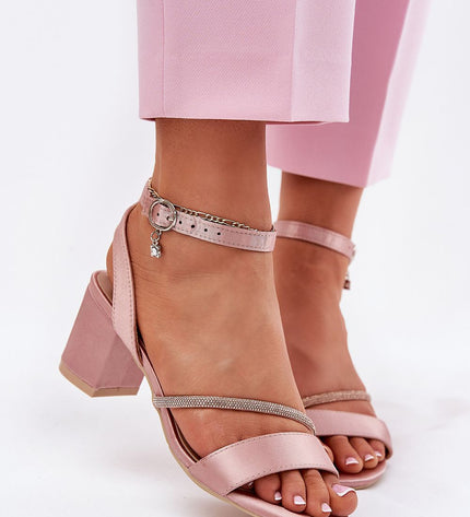  Sandalai su kulnu model 213010 Step in style 