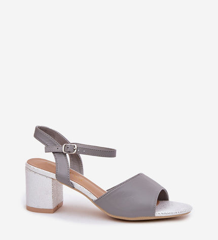  Sandalai su kulnu model 213012 Step in style 