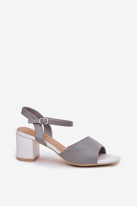  Sandalai su kulnu model 213012 Step in style 