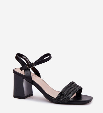  Sandalai su kulnu model 213017 Step in style 