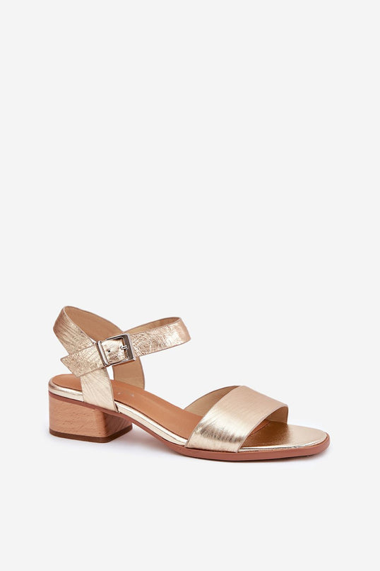  Sandalai su kulnu model 213021 Step in style 