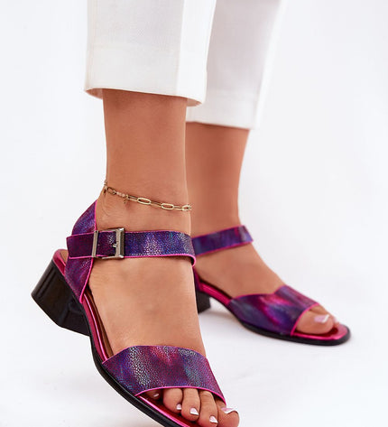  Sandalai su kulnu model 213022 Step in style 