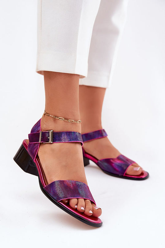  Sandalai su kulnu model 213022 Step in style 