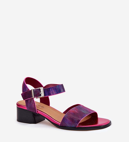  Sandalai su kulnu model 213022 Step in style 