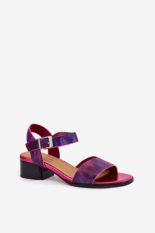  Sandalai su kulnu model 213022 Step in style 
