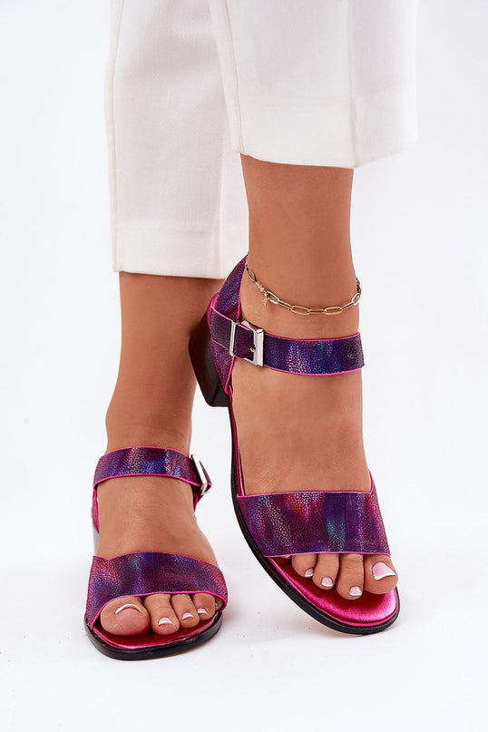  Sandalai su kulnu model 213022 Step in style 